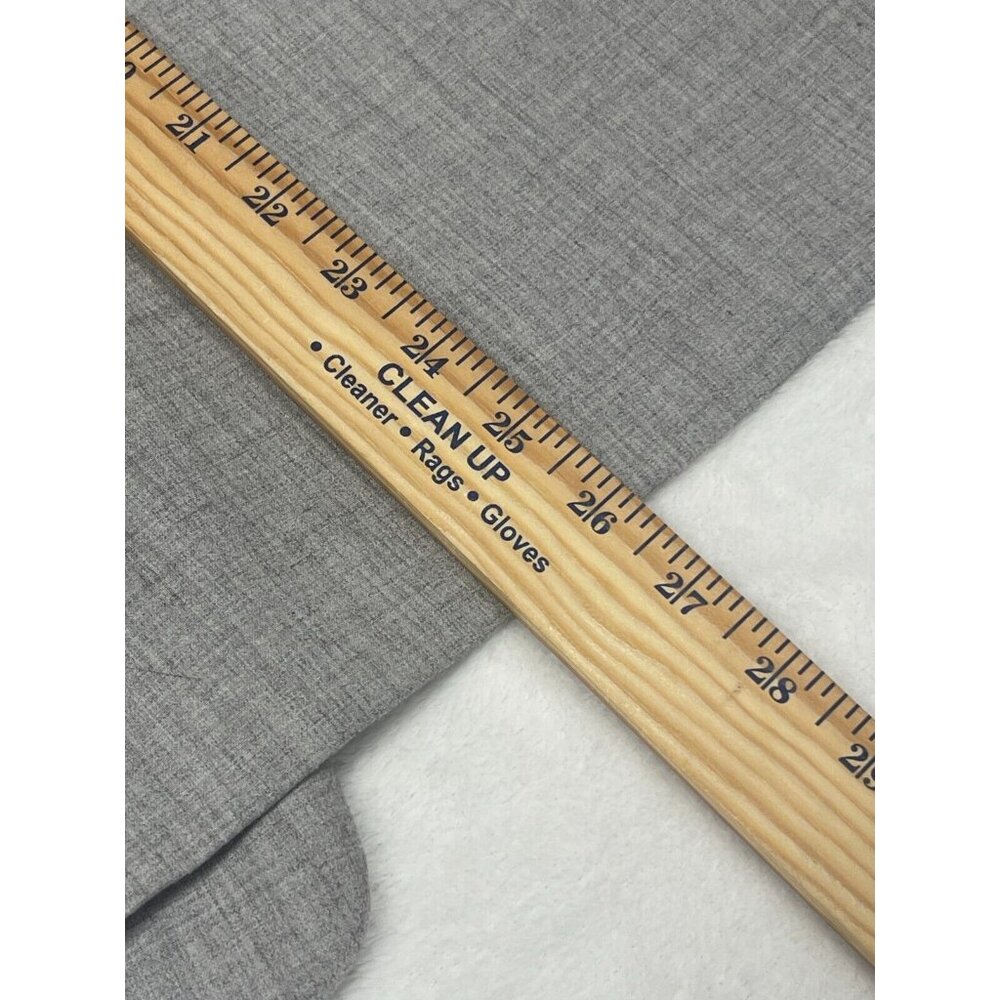Charter Club Womens Gray One Button‎ Blazer Suit Sz 10 Long Sleeve Office Formal - Picture 8 of 8